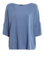 Maglia in cotone con polsi a campana