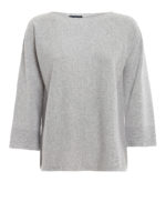Pull Col Bateau - Gris Clair