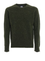 Pull Col Rond - Vert Fonce
