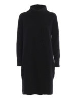 Abito in lana e cashmere nero