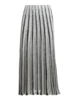 Gonna midi plisse con lurex