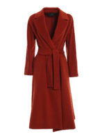 Cappotto a vestaglia in morbido panno