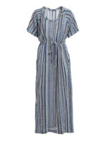 Abito maxi in viscosa e lurex