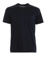 T-shirt blu in cotone