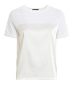 T-shirt in seta e cotone
