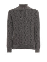 Dolcevita spigato in lana e cashmere