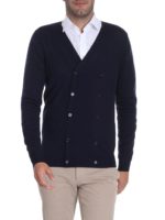 Cardigan doppiopetto blu
