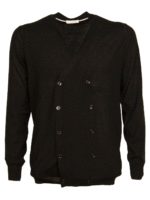 Cardigan doppiopetto nero