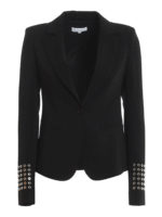 Blazer con occhielli