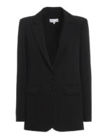 Blazer gessato con lurex