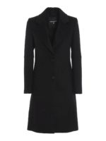 Cappotto al ginocchio in panno di misto lana