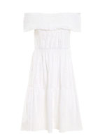 Abito in popeline stretch