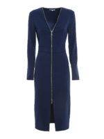 Abito in crepe con zip