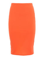 Gonna a matita in simil crepe