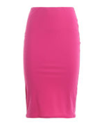 Gonna in viscosa stretch fuxia