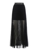 Gonna plissettata semitrasparente