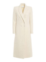 Cappotto doppiopetto effetto boucle