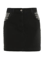 Minigonna skinny in denim