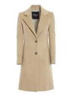 Cappotto monopetto aderente