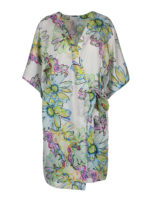 Abito a fiori in raso