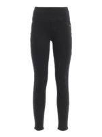 Jeggings a vita alta con zip laterale