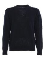 Pullover girocollo in misto lana