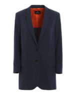Blazer in cotone testurizzato