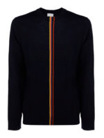 Pullover in lana con righe multicolor