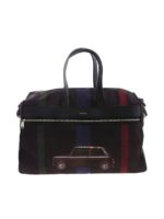Borsa da viaggio Mini Stripe nera