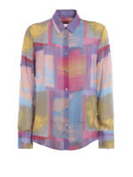 Camicia in crepe di viscosa