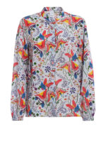 Camicia floreale in crepe