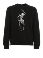 Felpa scheletro in cotone felpato