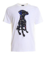 T-shirt in cotone organico con stampa dalmata