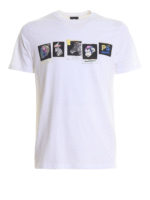 T-shirt in cotone organico con stampa foto