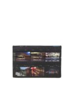 Portatessere nero con stampa Mini Film