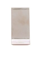 Ferma-banconote argentato con incisione