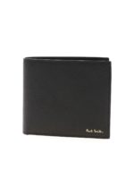 Portafoglio nero con stampa interna