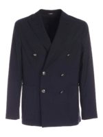 Giacca doppiopetto in fresco di lana vergine