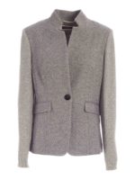 Giacca monopetto grigia