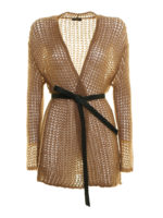 Cardigan in maglia pointelle