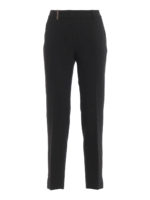 Pantaloni a sigaretta in jersey pesante