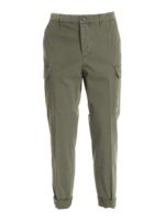 Pantalone con tasche laterali verde