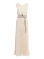 Vestito con gonna a fisarmonica