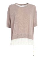 Maglia relaxed fit color sabbia