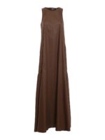 Vestito smanicato in cotone