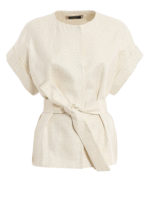 Camicia a maniche corte in lurex