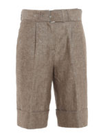 Shorts sartoriali cuciti a mano