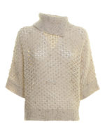 Dolcevita in maglia pointelle