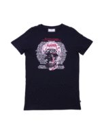 T-shirt Aloha Plein nera