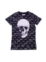 T-shirt PP Teschio logo all-over